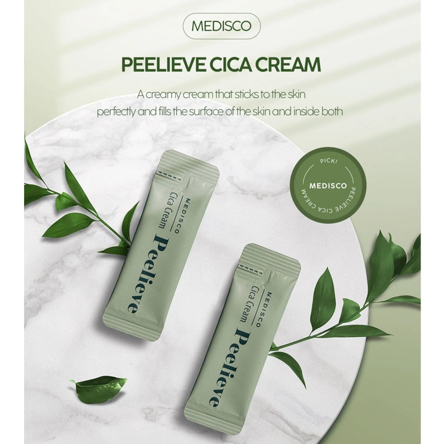 MEDISCO PEELIEVE CICA CREME 30X2ml