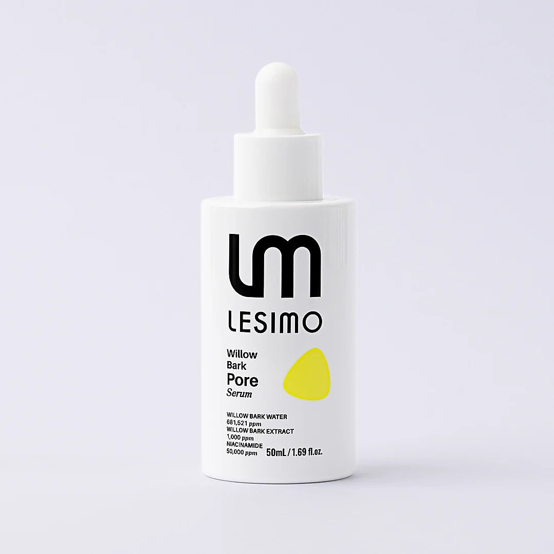 Lesimo Weidenrinden-Porenserum, Poren, strukturiert, uneben / vegan und tierversuchsfrei, 50 ml