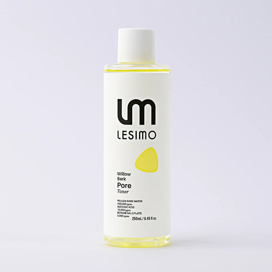 Lesimo Weidenrinden-Porenwasser, porenverfeinernd, ölkontrollierend, sanftes Peeling / vegan und tierversuchsfrei, 250 ml